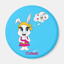 Cutesy Bunny™ Magnet