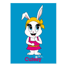 Cutesy Bunny™ Postcard