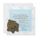 Cutie Brown Bear invitations