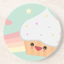 Cutie Cupcake Drink Coasters