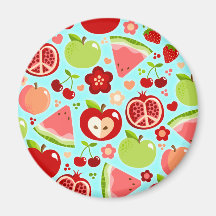 Cutie Fruities Refrigerator Magnets