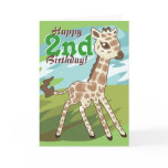 Cutie Giraffe B-Day Card