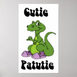 Cutie Patutie Dino posters