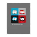 Cutie Pie Girls Postcard