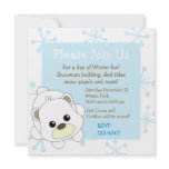 Cutie Polar Bear invitations