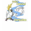 "Cutie" Sulphur Crested Cockatoo T-shirt (lt)