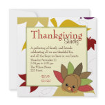Cutie Turkey invitations