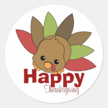 Cutie Turkey Sticker