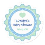Cutietoots Baby Shower Party Favour Sticker