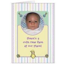 Cutietoots Birth Announcment (Boy or Girl) Cards