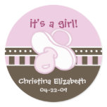 Cutietoots "It's a girl!" sticker