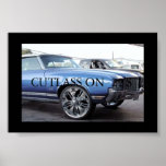 CUTLASS ON 22 INCH RIMS posters