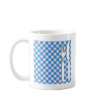 Cutlery on Table Cloth mugs