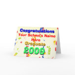 Cutom 2009 Graduation Celebration cards