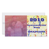 Cutom 2010 Graduation Celebration Photocard