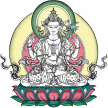 CUTOUT Avalokiteshvara / Chenrezig Cut Out