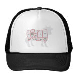 Cuts of Beef Mesh Hats