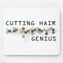 Cutting Hair Genius Mouse Pad