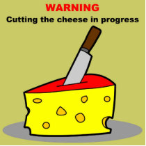 cutting the cheese