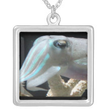 Cuttlefish necklace, square