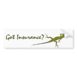 CV- Funny Gecko Bumper Sticker