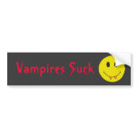 CV- Funny Vampires Suck Bumper Sticker bumper stickers