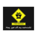 Cyber Espionage Postcard