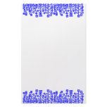 Cyber Garden - Blue Stationery