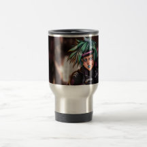 Cyber Police Girl Coffee Mugs