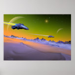 Cyberian flight print