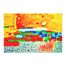 Cyberworld by Maxwell Kerr Stretched Canvas Prints