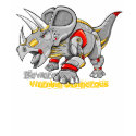 Cyborg Robot Machine Triceratops Dinosaur shirt