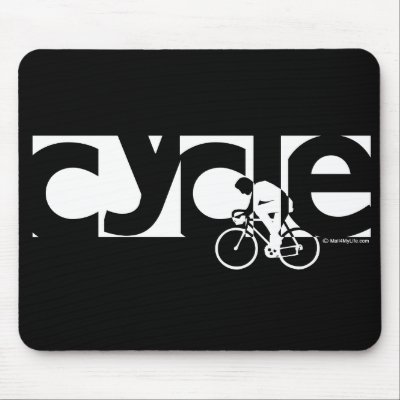 Cycle Mouse Mat by Mall4MyLife