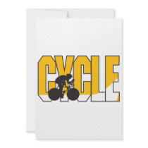 cycle text design personalized invitations