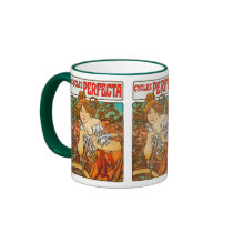 Cycles Perfecta, Alphonse Mucha Coffee Mug