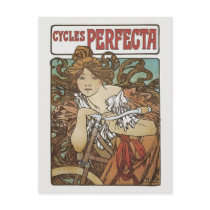 Cycles Perfecta, Alphonse Mucha Postcards