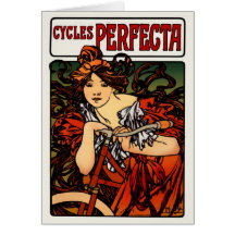 Cycles Perfecta Greeting Card