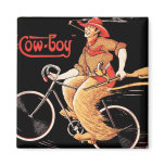 Cycles Tnomed "The Cowboy" Bicycle Fridge Magnets