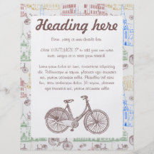 Cycling Aarhus, customisable Personalized Flyer