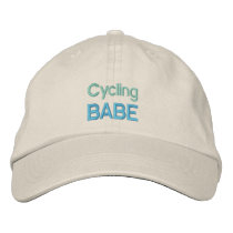 CYCLING BABE cap Embroidered Hats