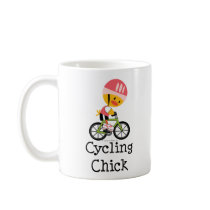 Cycling Chick Mug