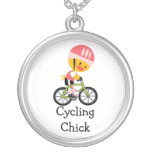 Cycling Chick Necklace
