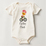 Cycling Chick Organic Baby Bodysuit t-shirts