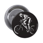 cycling clycer inverse silhouette pin