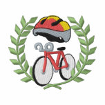 Cycling Crest embroidered shirts
