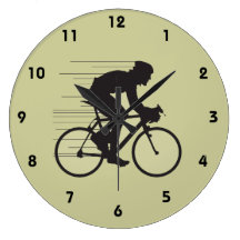 Cycling Design Wall Clock