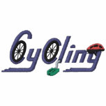 Cycling embroidered shirts