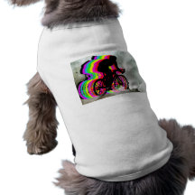 Cycling in the Clouds Doggie Tee