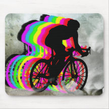 Cycling in the Clouds Mousemat