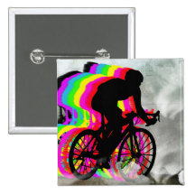 Cycling in the Clouds Pin